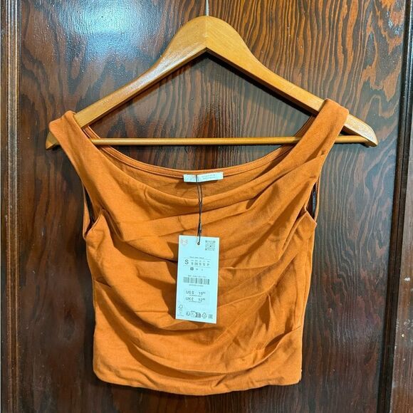 NWT Zara Rust Tank Top - Picture 3 of 7